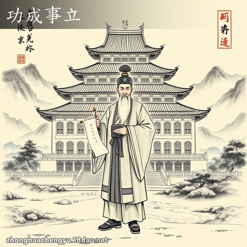 功成事立 配图