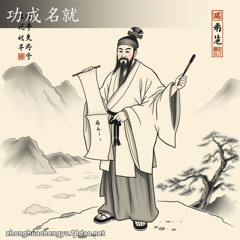 功成名就 配图