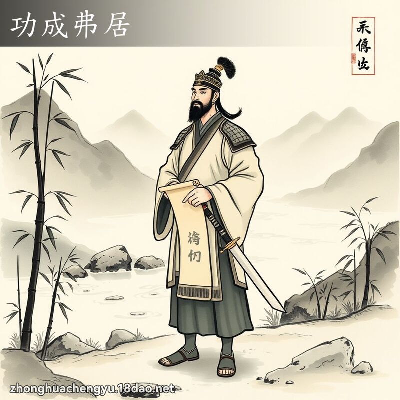 功成弗居 配图