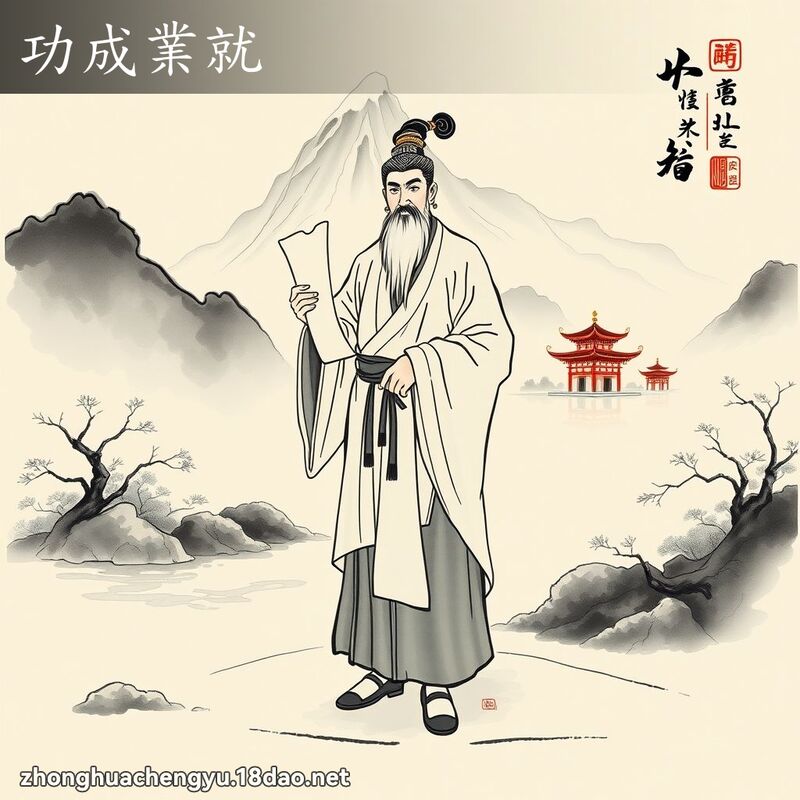 功成業就 配图