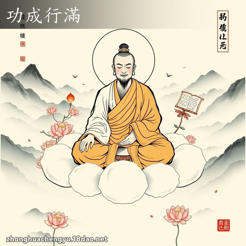 功成行滿 配图