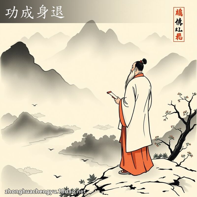 功成身退 配图