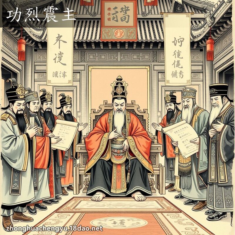 功烈震主 配图