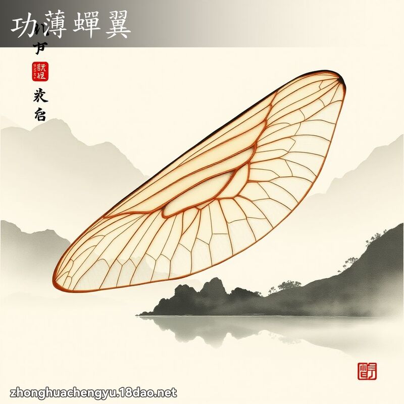 功薄蟬翼 配图
