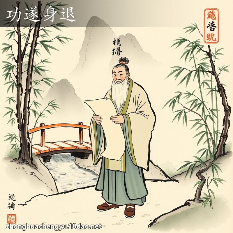 功遂身退 配图