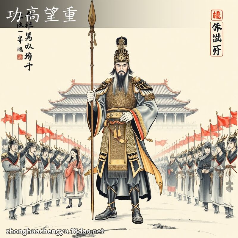 功高望重 - 中華成語配圖