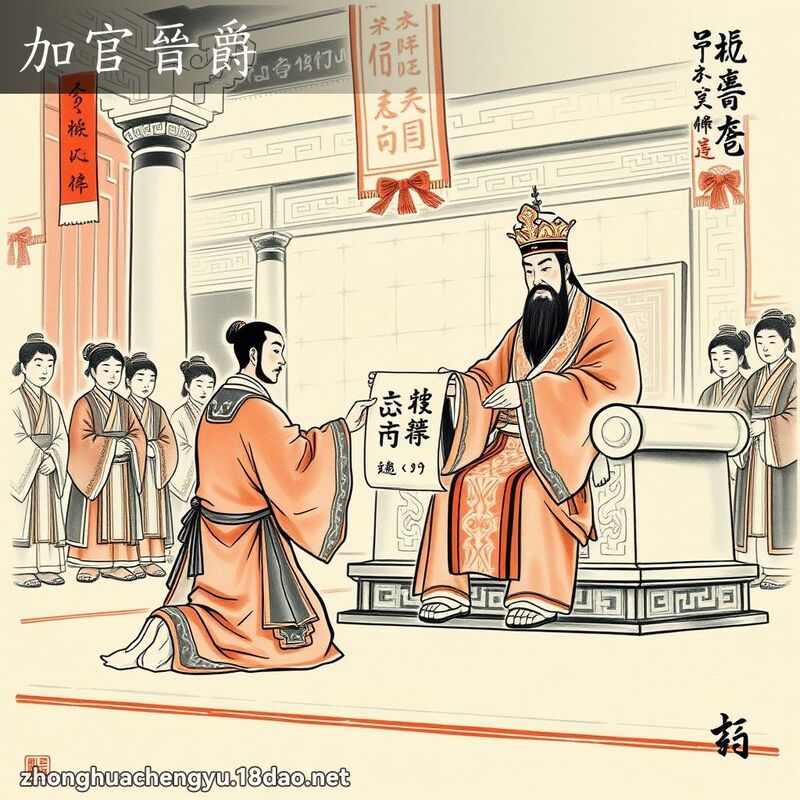 加官晉爵 配图