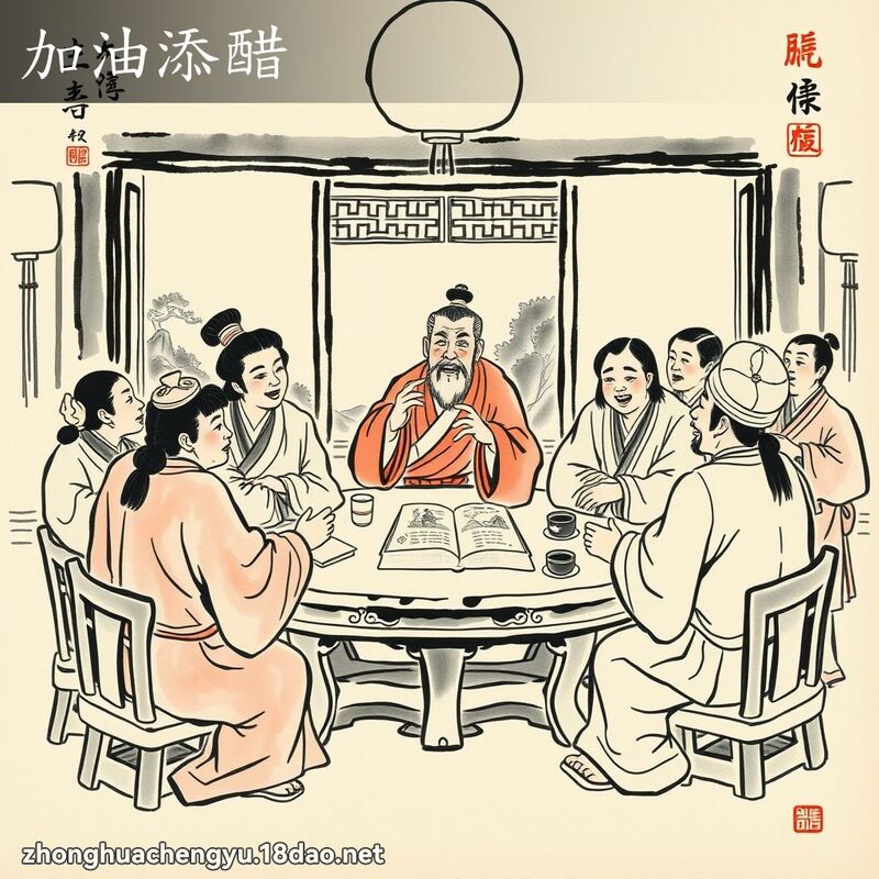 加油添醋 配图