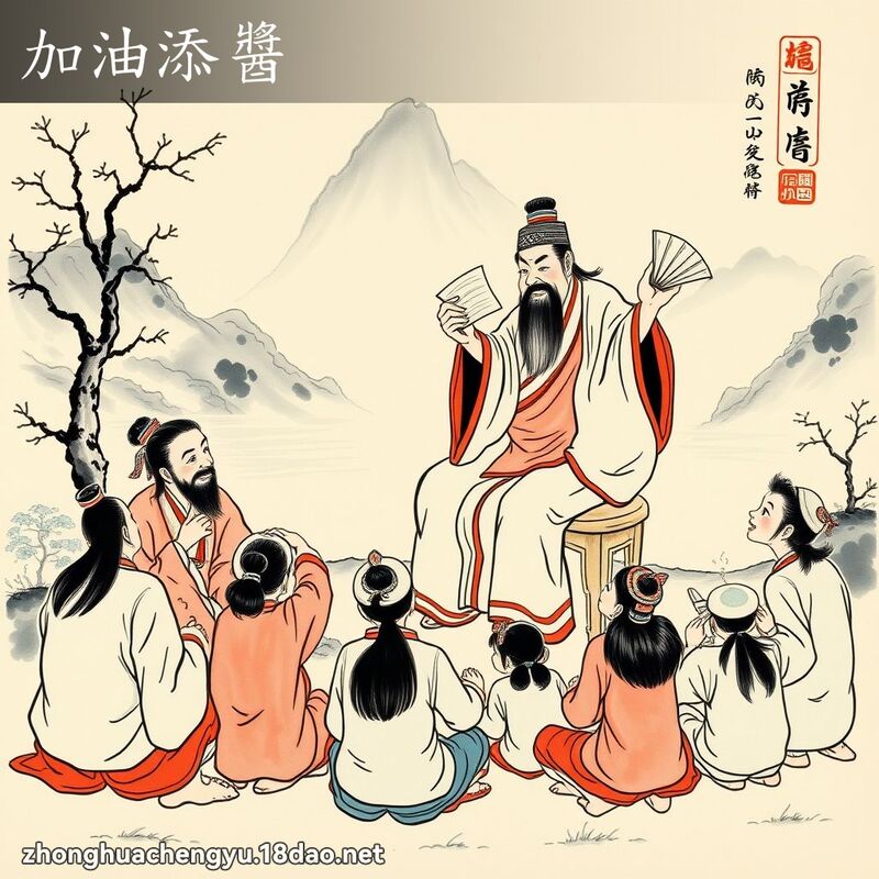 加油添酱 - 中华成语配图
