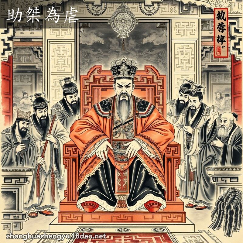 助桀为虐 - 中华成语配图