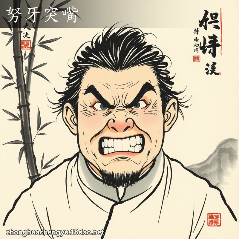 努牙突嘴 配图