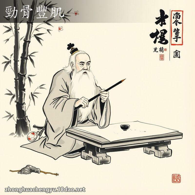 勁骨豐肌 配图