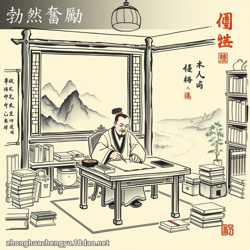 勃然奮勵 配图