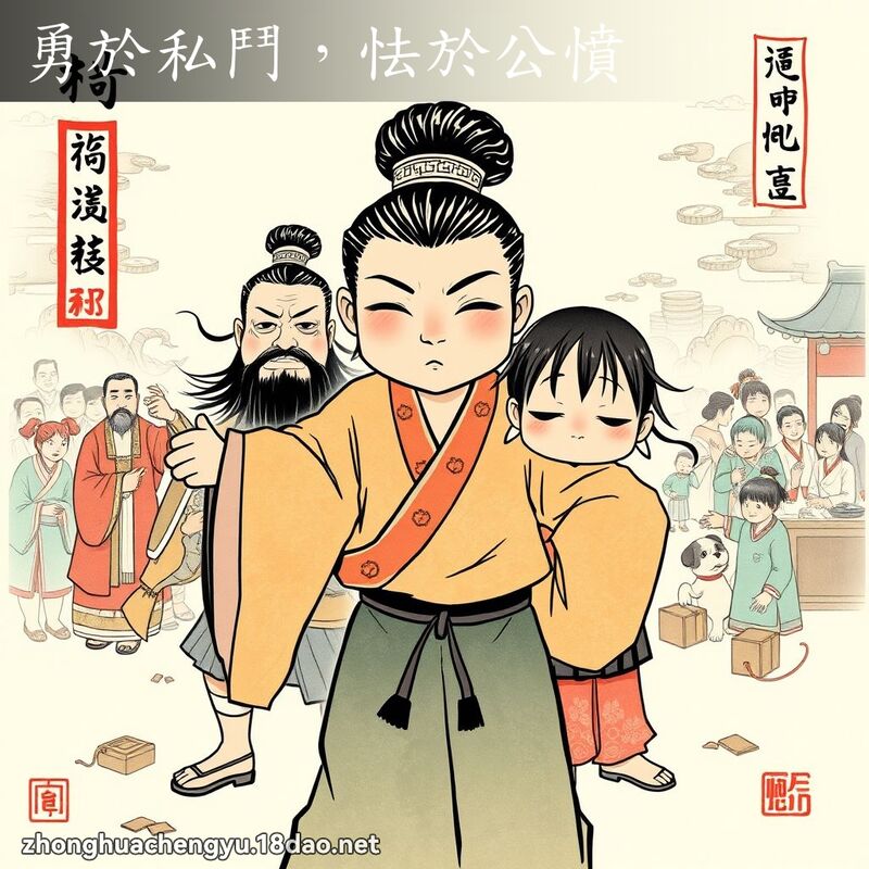 勇於私鬥,怯於公憤 配图