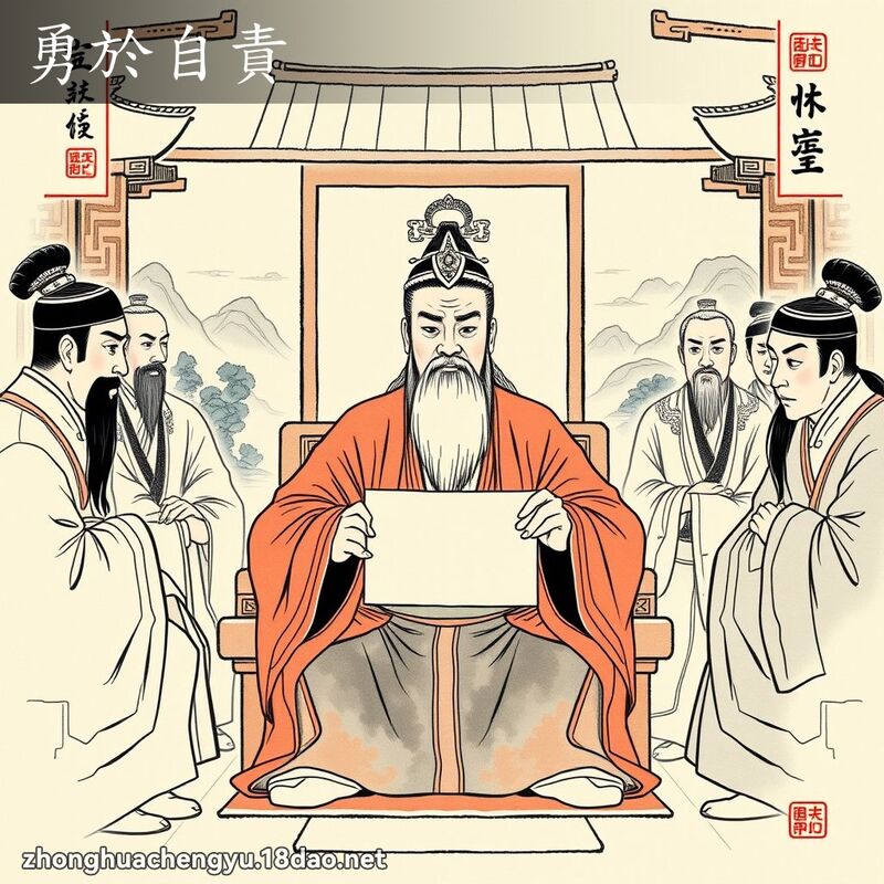 勇於自責 配图