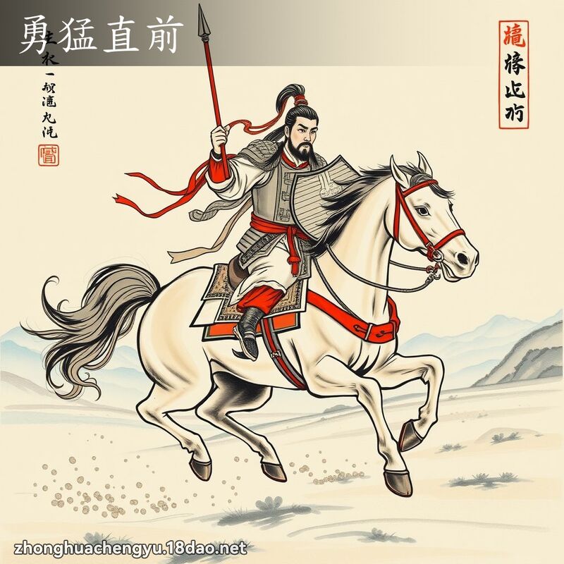 勇猛直前 配图