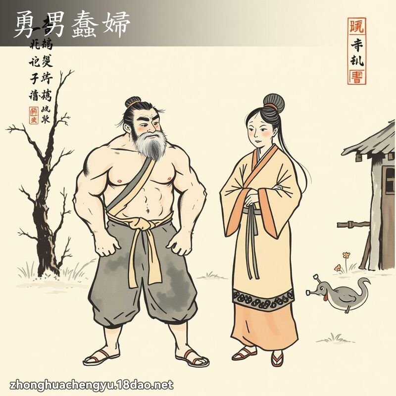 勇男蠢婦 配图