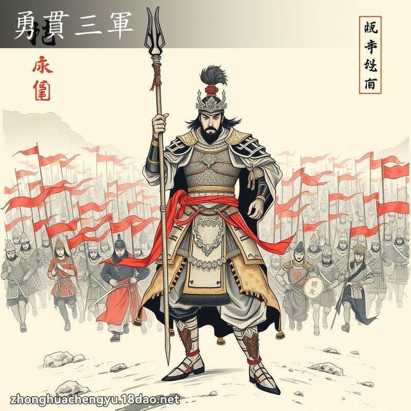 勇貫三軍 配图