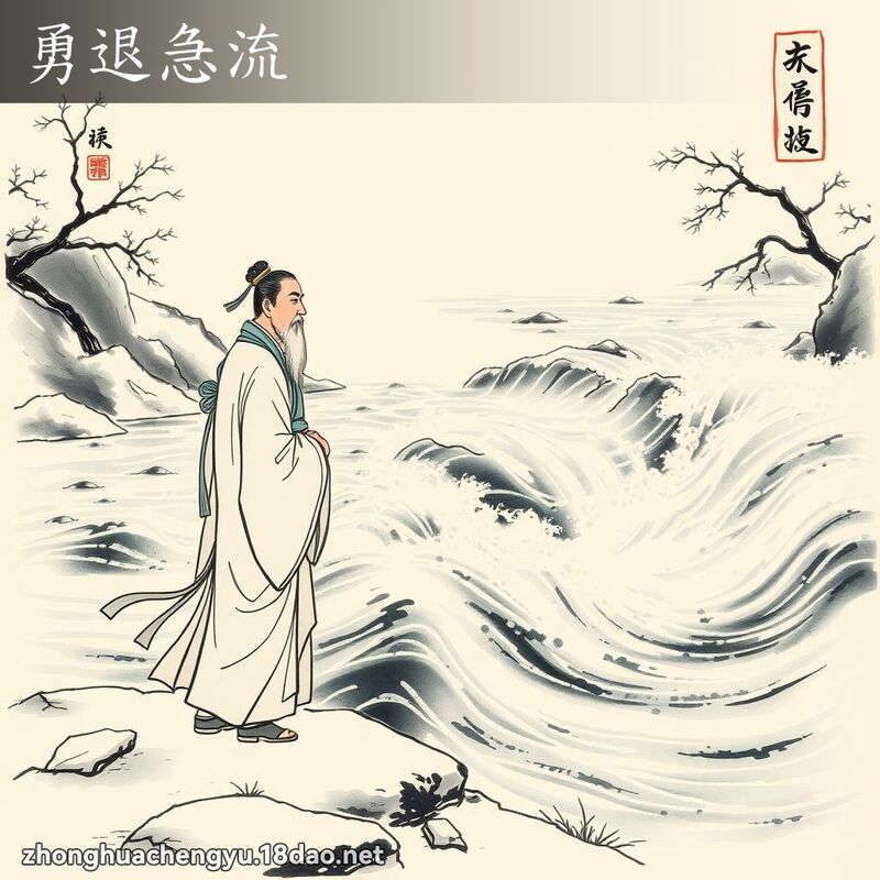 勇退急流 配图