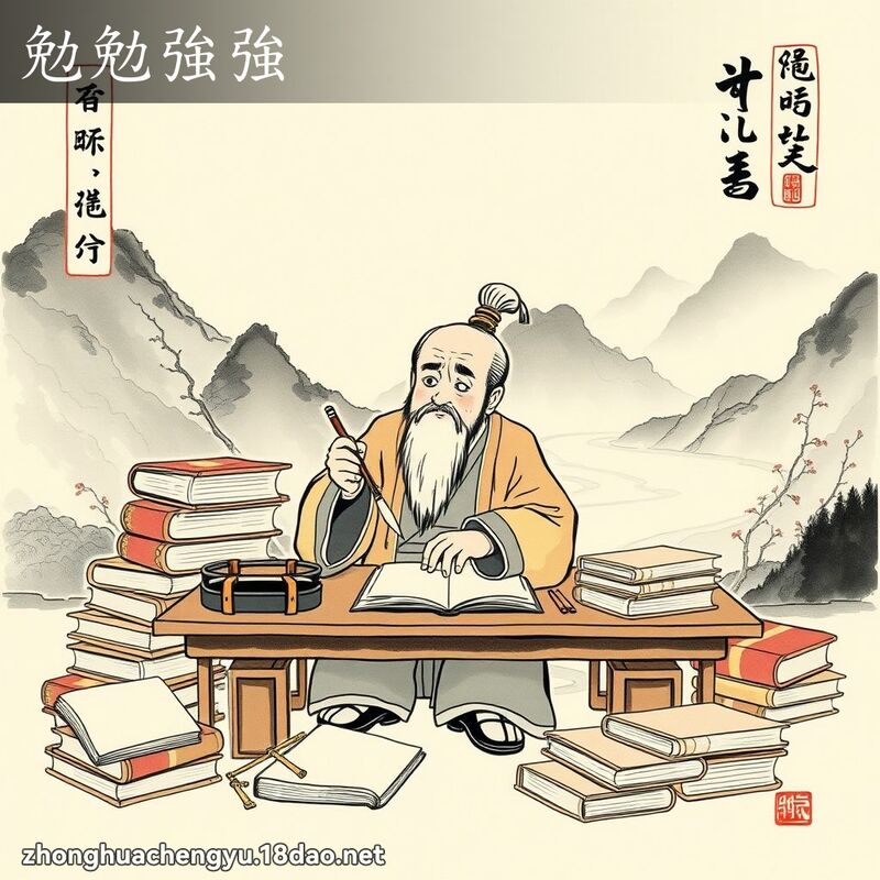 勉勉強強 配图