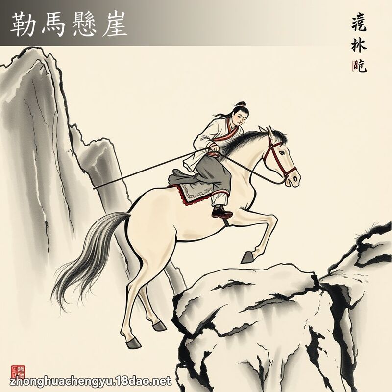 勒馬懸崖 配图