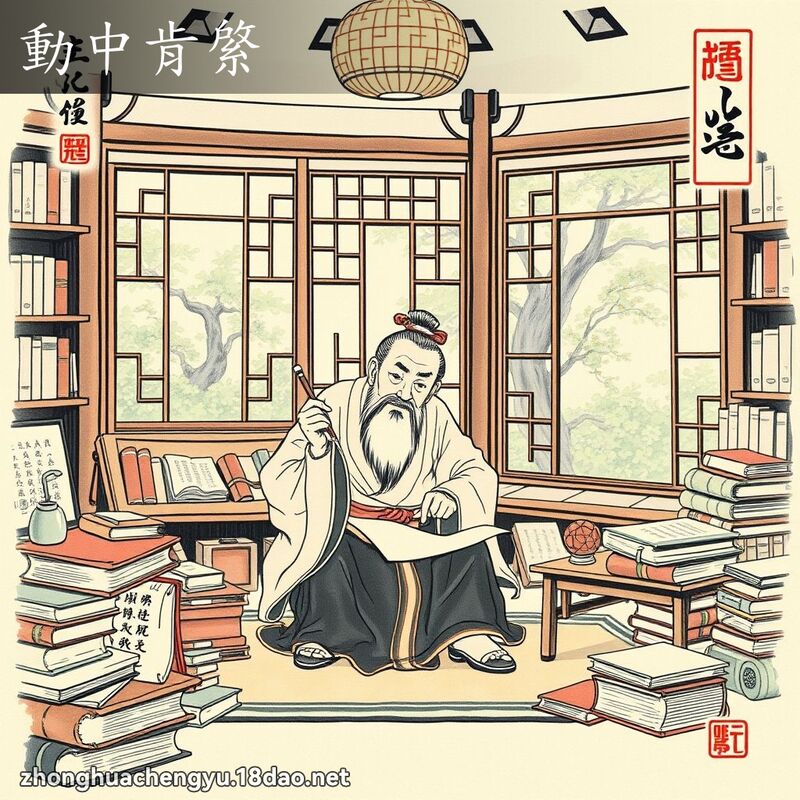 動中肯綮 配图