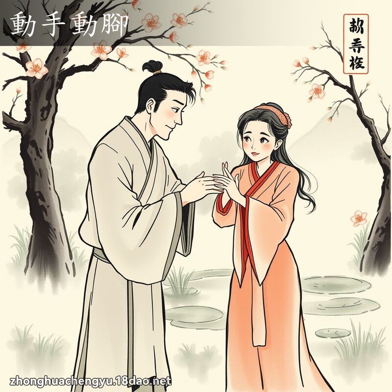動手動腳 配图