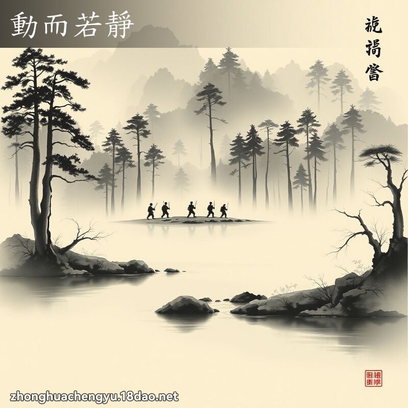 動而若靜 配图
