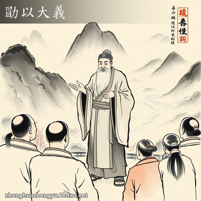勖以大義 配图