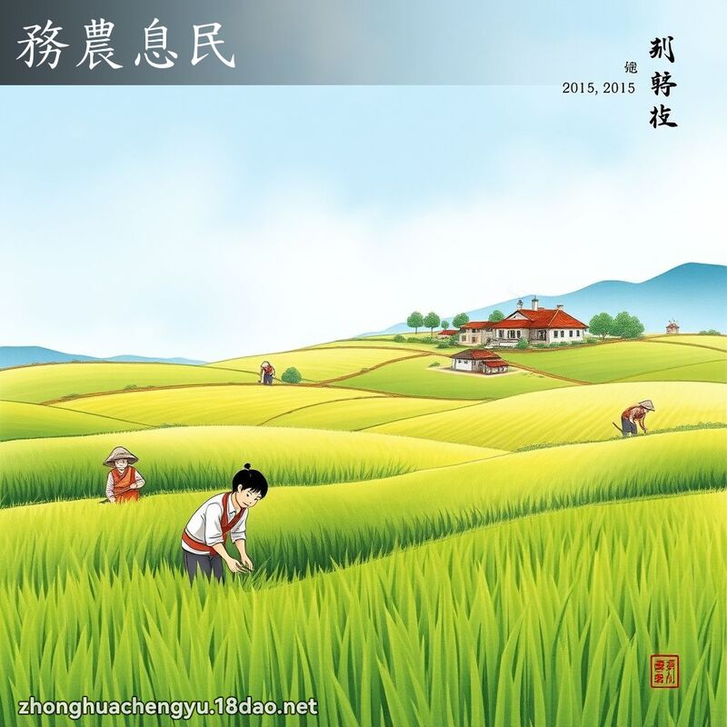 務農息民 配图