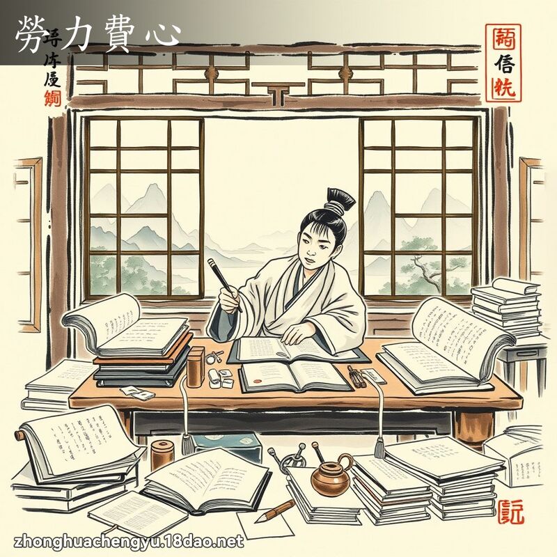勞力費心 配图