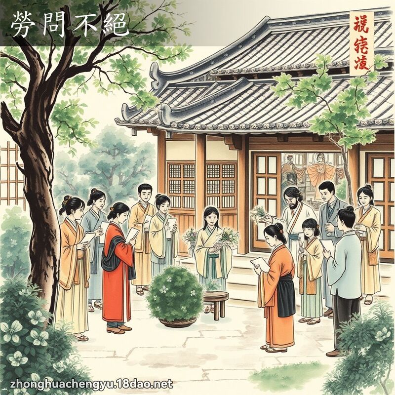 勞問不絕 配图