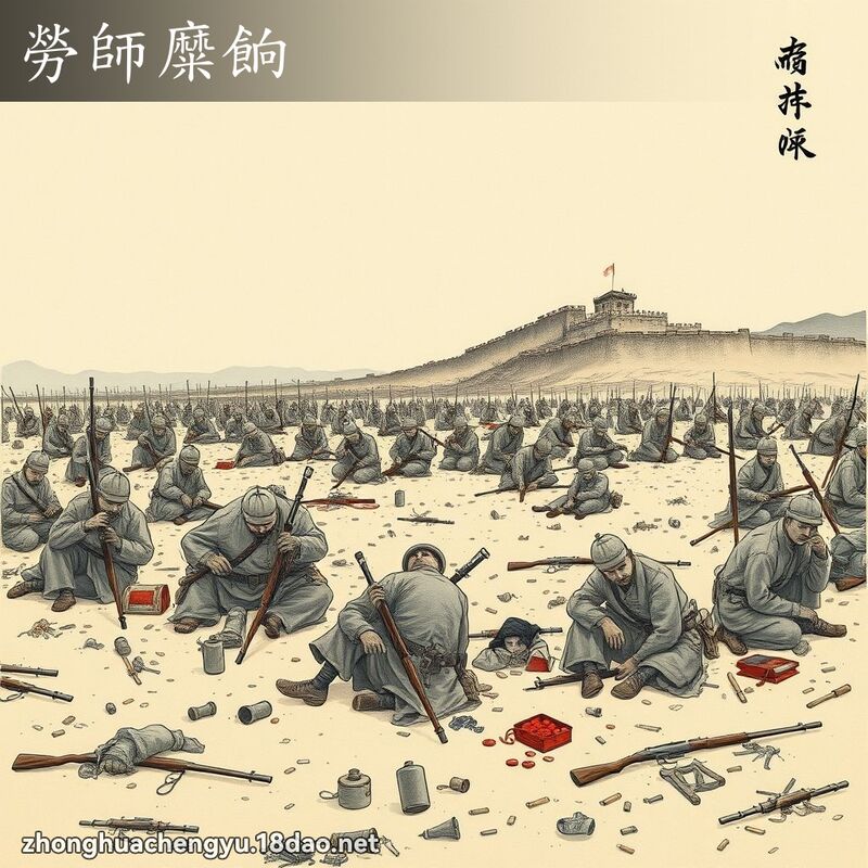 勞師糜餉 配图