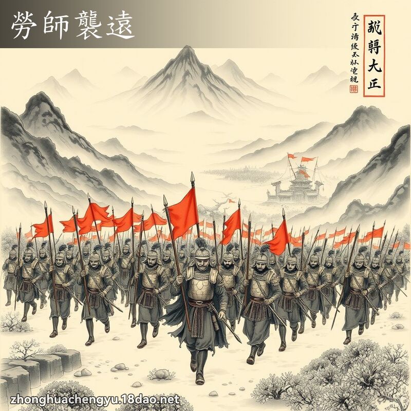 勞師襲遠 配图