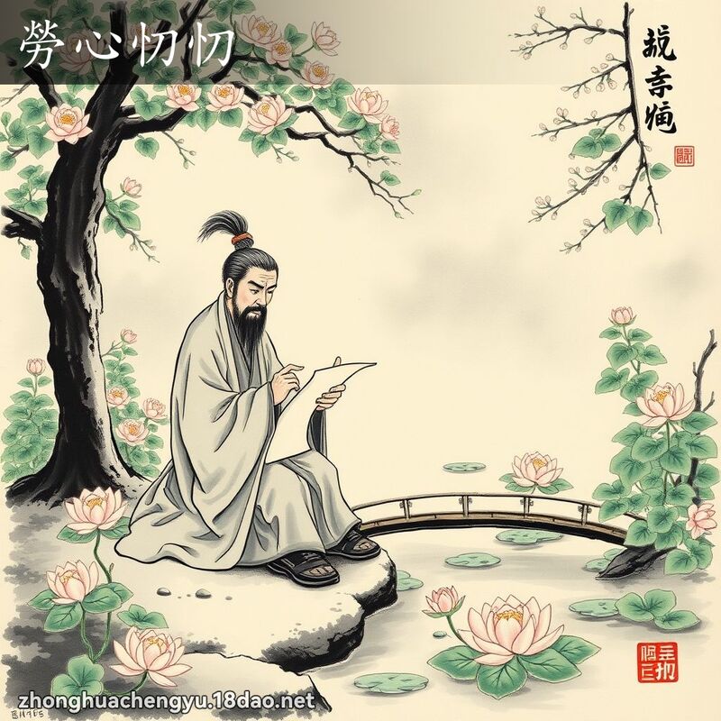 勞心忉忉 配图