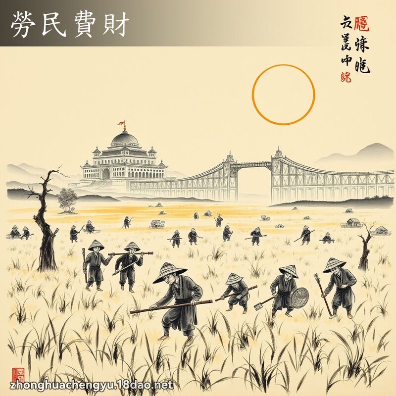 勞民費財 配图