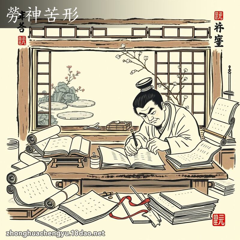 勞神苦形 配图
