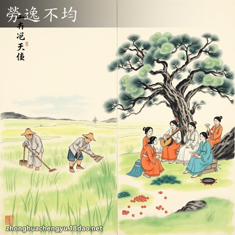 勞逸不均 配图