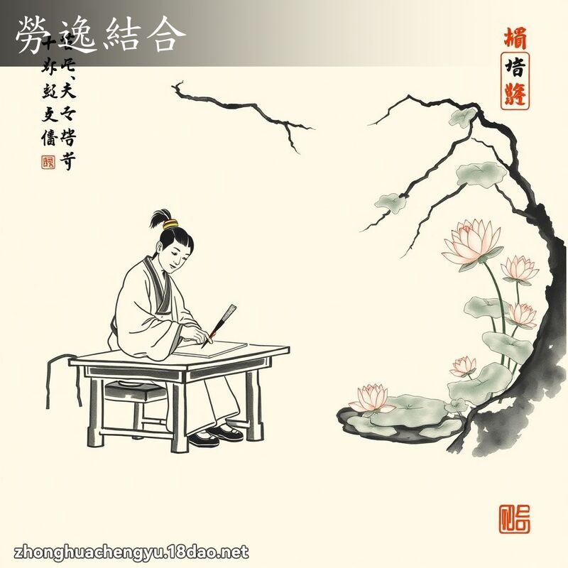 勞逸結合 配图