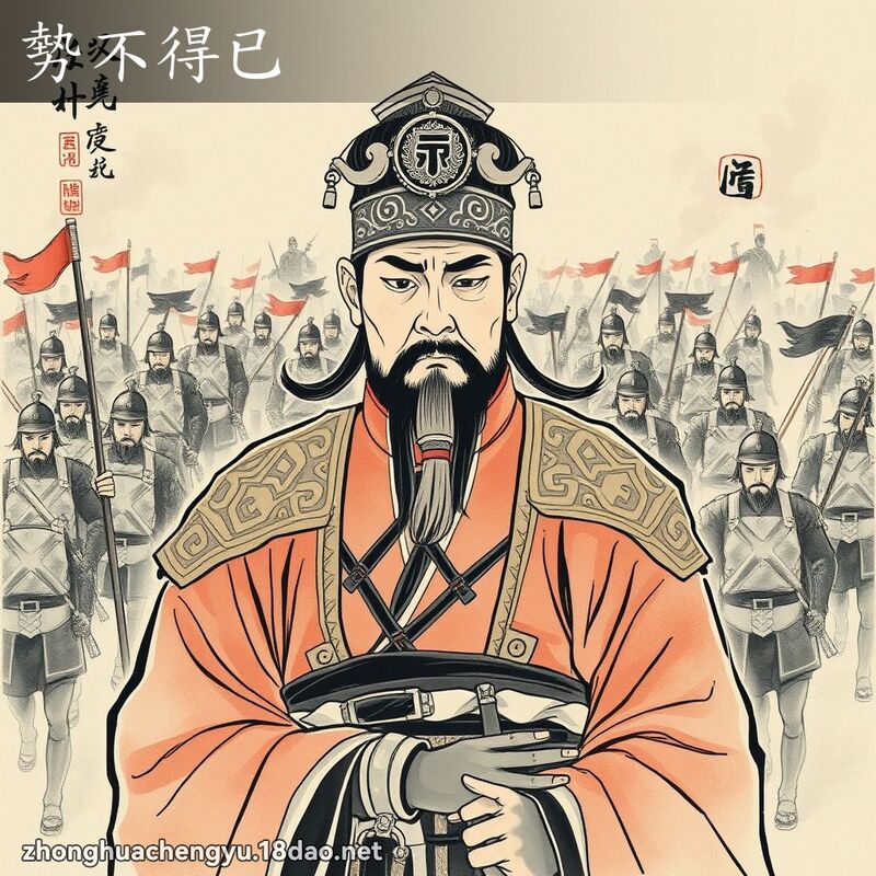 勢不得已 配图