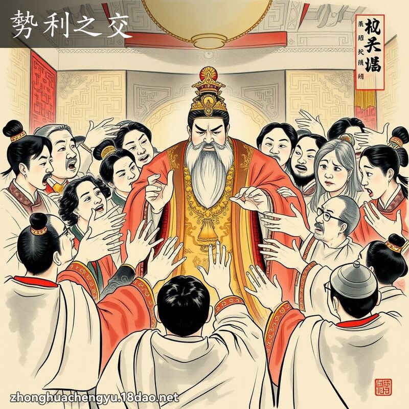 勢利之交 配图