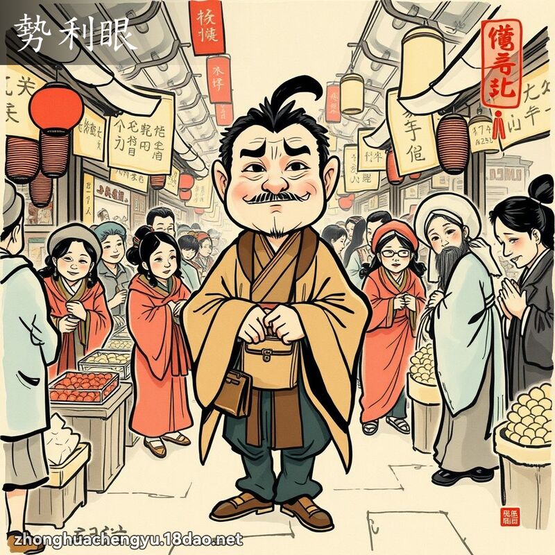 勢利眼 配图