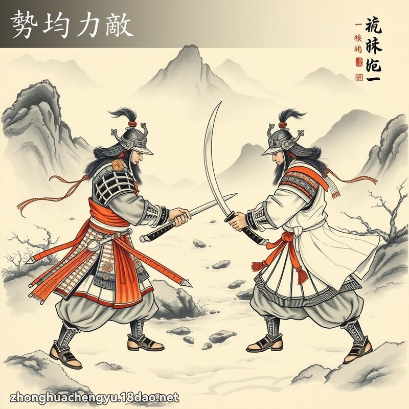 勢均力敵 配图