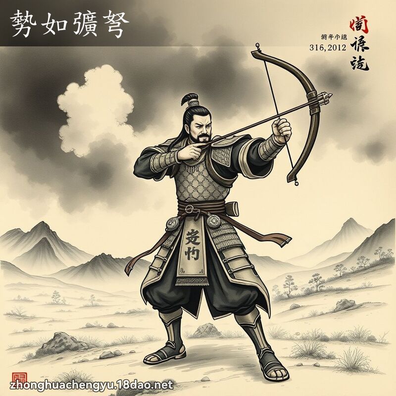 勢如彍弩 配图
