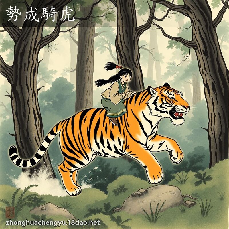 勢成騎虎 配图