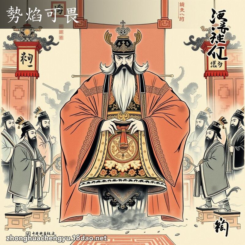 勢焰可畏 配图