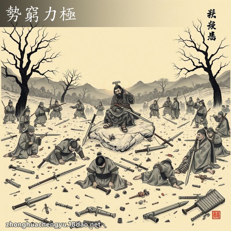勢窮力極 配图