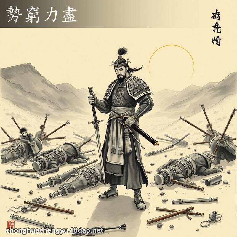 勢窮力盡 配图