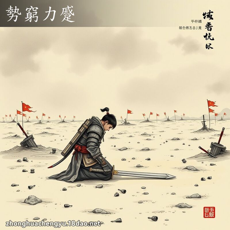 勢窮力蹙 配图