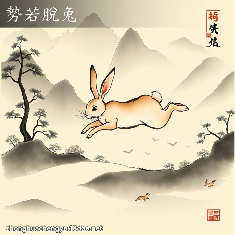勢若脫兔 配图